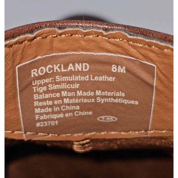 Deer Stags Men's Brown Vegan Leather Rockland Chelsea Boots Size 8M 2163 - Picture 8 of 16